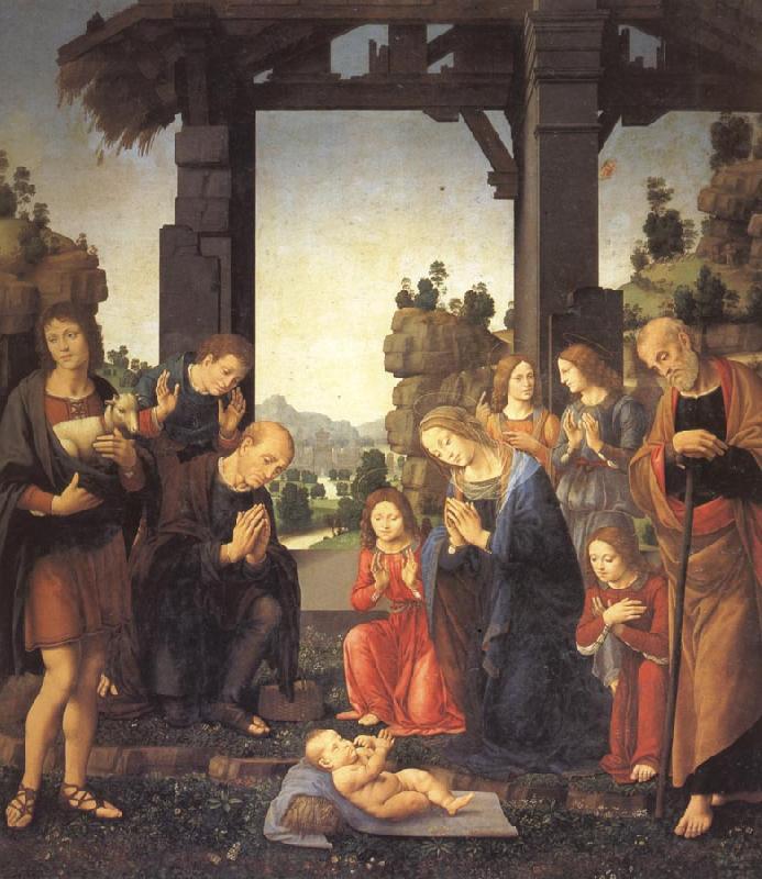 LORENZO DI CREDI The Adoration of the Shepherds Sweden oil painting art